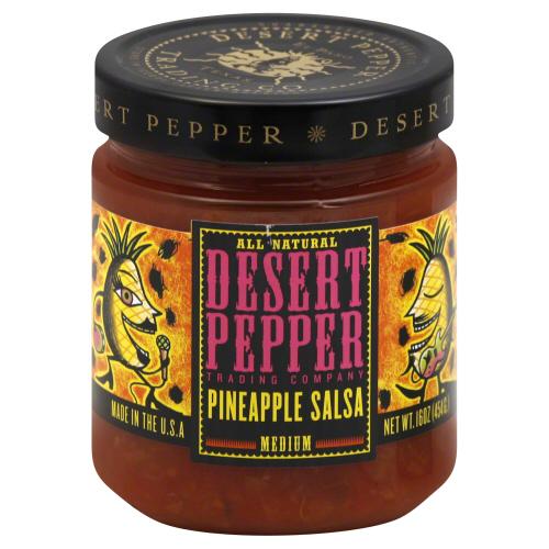 Desert Pepper Salsa Pineapple - 16 Oz (6 Units)