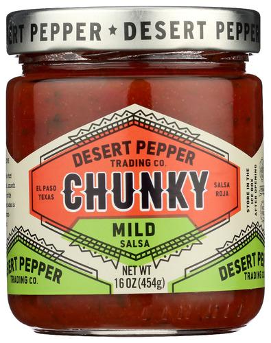 Desert Pepper Salsa Chunky Mild Red - 16 Oz (6 Units)