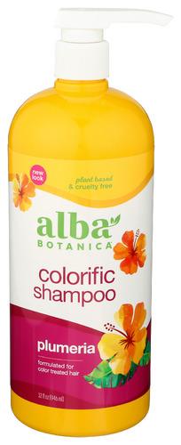 Alba Botanica Shampoo Color Plumeria - 32 Oz (1 Units)