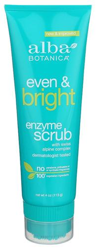 Alba Botanica Face Scrub Enzyme Even & Brght - 4 Oz (1 Units)