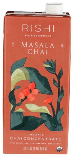 Rishi Tea Bev Masala Chai Concntrt - 32 Oz (12 Units)
