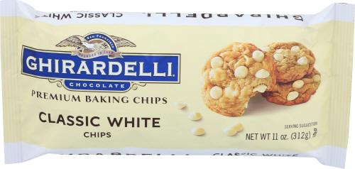 Ghirardelli Chocolate Chip White Classic - 11 Oz (12 Units)