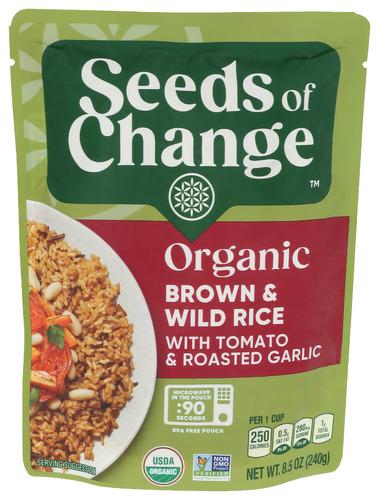 Seeds Of Change Rice Jsmn Wld Brw Tmt Organic - 8.5 Oz (12 Units)