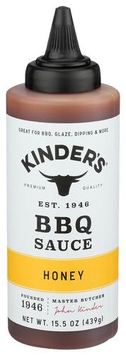 Kinders Sauce Bbq Honey Sqz - 15.5 Fo (6 Units)