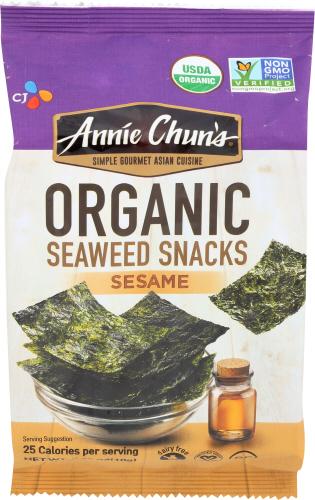 Annie Chuns Snack Seaweed Sesame Organic - 0.35 Oz (12 Units)
