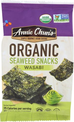 Annie Chuns Snack Seaweed Wasabi Organic - 0.35 Oz (12 Units)