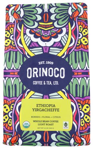 Orinoco Coffee Tea Coffee Whole Bean Ethiopi Oft - 12 Oz (6 Units)
