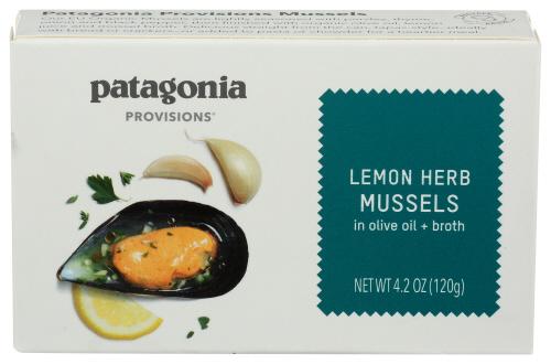 Patagonia Provisions Mussels Lemon Herb Organic - 4.2 Oz (10 Units)