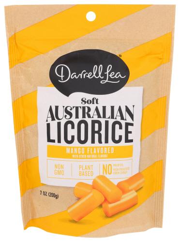 Darrell Lea Licorice Soft Mango - 7 Oz (8 Units)