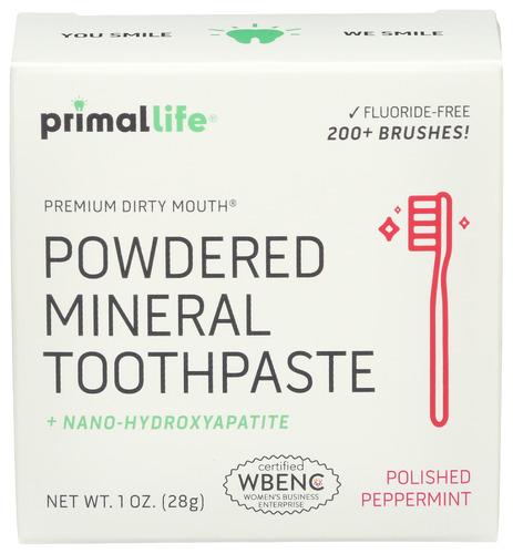 Primal Life Organics Toothpowder Peppermint - 1 Oz (1 Units)