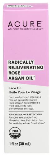 Acure Oil Argan Rejuventng Rose - 1 Fo (1 Units)