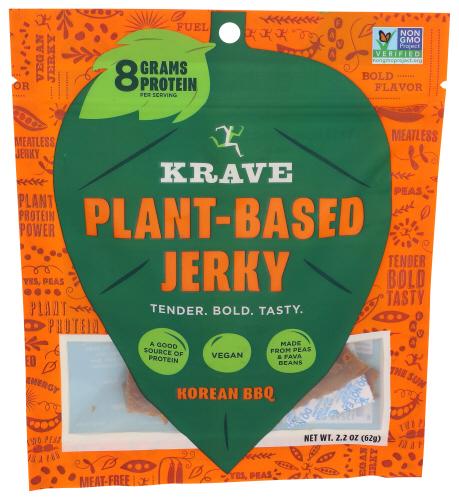 Krave Jerky Plt Base Korean Bbq - 2.2 Oz (8 Units)