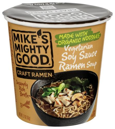 Mikes Mighty Good Soup Cup Soy Sauce Organic - 1.7 Oz (6 Units)