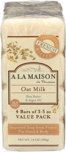 A La Maison Soap Bar 4Pk Oat Milk - 14 Oz (1 Units)
