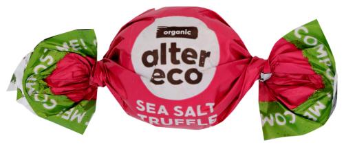 Alter Eco Chocolate Truffle Sea Salt Organic - 0.42 Oz (60 Units)