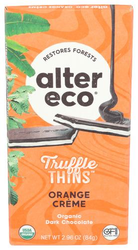 Alter Eco Bar Trfle Thin Orang Crm - 2.96 Oz (12 Units)