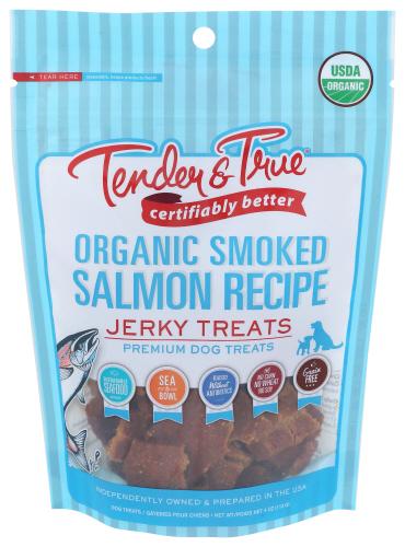 Tender And True Treat Dog Smkd Salmn Jrky - 4 Oz (10 Units)