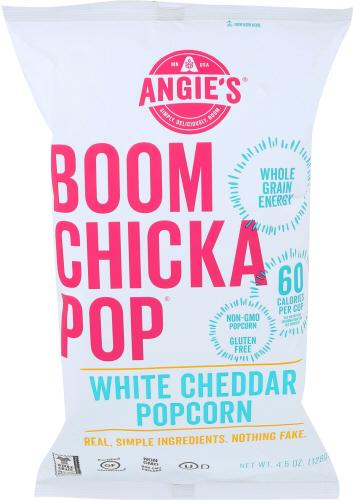 Angies Popcorn Boomchka Cheddar - 4.5 Oz (12 Units)