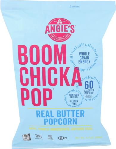 Angies Popcorn Boomch Rl Butter - 4.4 Oz (12 Units)