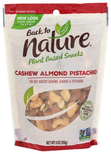 Back To Nature Almond Pstcho Blend Sea Sl - 9 Oz (9 Units)