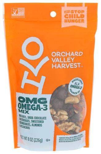 Orchard Valley Harvest Mix Trail Omega 3 - 8 Oz (5 Units)