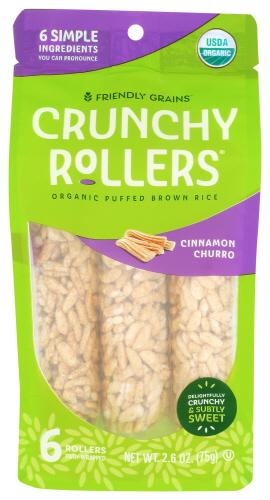 Friendly Grains Churros Crunch Roll Pouch - 2.6 Oz (8 Units)
