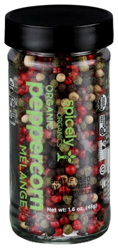 Spicely Organics Spice Pprcrn Melange  Jar - 1.6 Oz (3 Units)