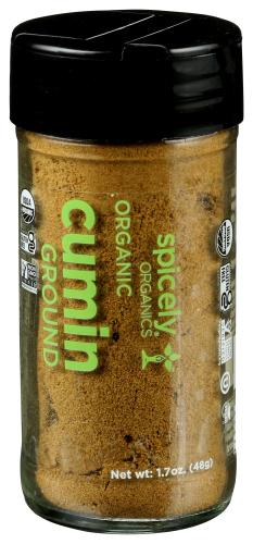 Spicely Organics Spice Cumin Ground Jar - 1.7 Oz (3 Units)