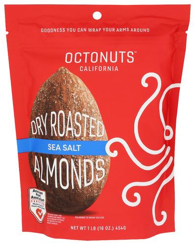 Octonuts Almonds Sea Salt - 16 Oz (12 Units)