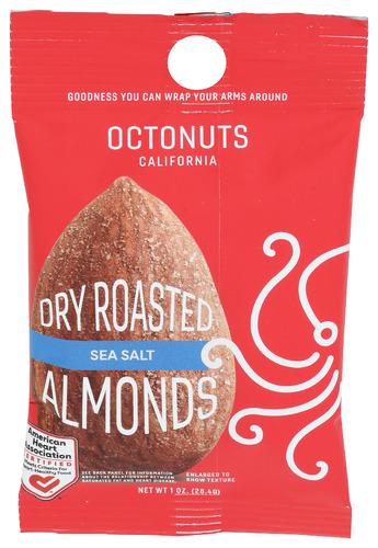Octonuts Almonds Roasted Sea Salt - 1 Oz (12 Units)