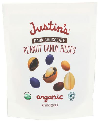 Justins Chocolate Dk Peanut Pieces - 4.5 Oz (6 Units)