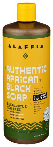 Alaffia Soap Liquid Black Euclp Tea Tree - 32 Fo (1 Units)