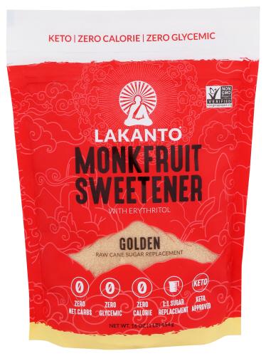 Lakanto Sweetnr Gldn Sgr Free - 16 Oz (8 Units)