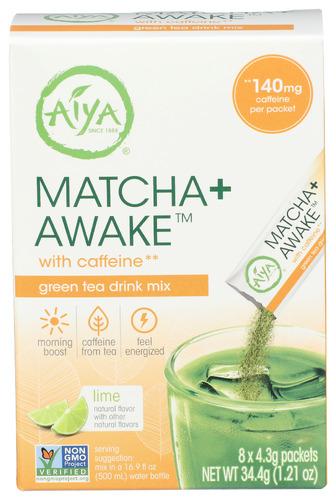 Aiya Tea Matcha Plus Awake - 1.21 Oz (6 Units)