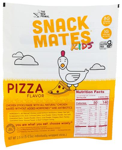 The New Primal Pizza Chicken Snack Mate - 2.5 Oz (8 Units)