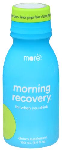 More Labs Shot Recovery Lemon Ginger - 3.4 Oz (6 Units)