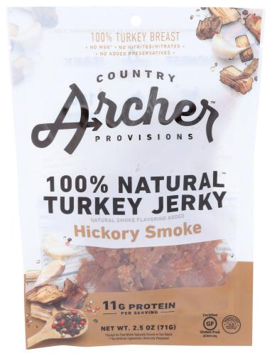 Country Archer Jerky Trky Hickory Smkd - 2.5 Oz (12 Units)
