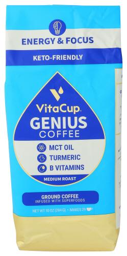 Vitacup Coffee Grnd Genius Blend - 10 Oz (6 Units)