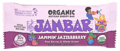 Jambar Bar Jammin Jazzlebry Organic - 2.12 Oz (12 Units)