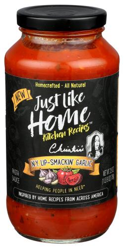 Just Like Home Sauce Ny Lip Smckn Garlic - 25 Oz (6 Units)
