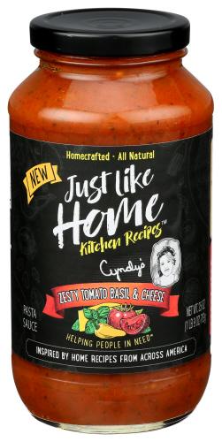 Just Like Home Sauce Zst Tom Bas Cheese - 25 Oz (6 Units)