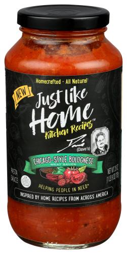 Just Like Home Sauce Bolognese Chi-Style - 25 Oz (6 Units)