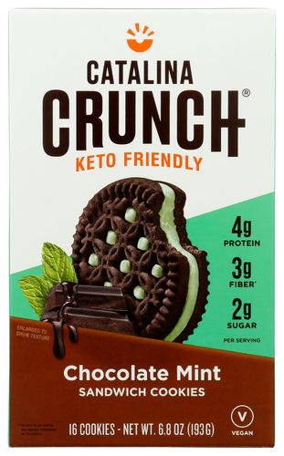 Catalina Crunch Cookie Sandwich Mint Chocolate - 6.8 Oz (6 Units)