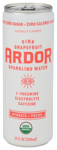 Ardor Organic Inc Sprklng Wtr Grapefruit - 12 Fo (12 Units)