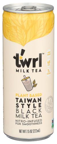 Twrl Milk Tea Tea Blk Milk Taiwan Style - 7.5 Fo (12 Units)