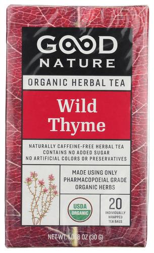 Good Nature Tea Thyme Wild - 1.058 Oz (6 Units)