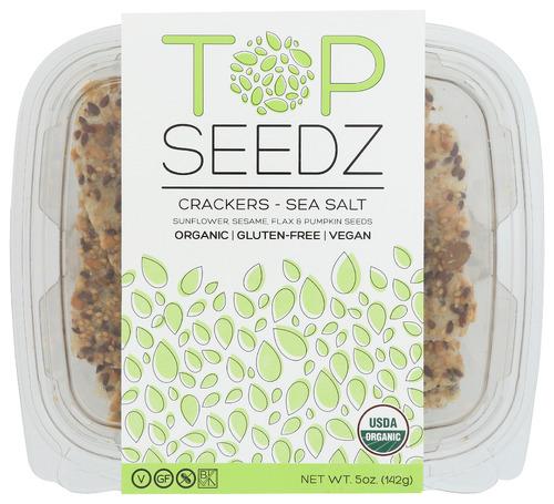 Top Seedz Llc Crackers Sea Salt - 5 Oz (12 Units)