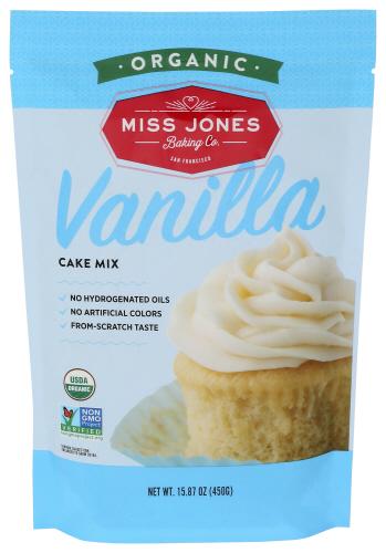 Miss Jones Baking Co Mix Cake Vanilla - 15.87 Oz (6 Units)