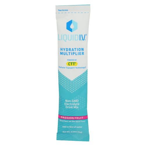 Liquid Iv Hydration Passion Fruit 8 Sngls - 0.56 Oz (8 Units)