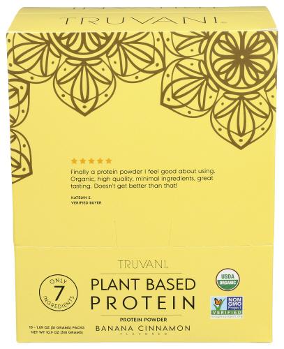 Truvani Plant Prtn Banana 10Pkt - 395 Gm (1 Units)